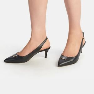 Coach Black 'Jillian' Slingback Heels, size 6.5